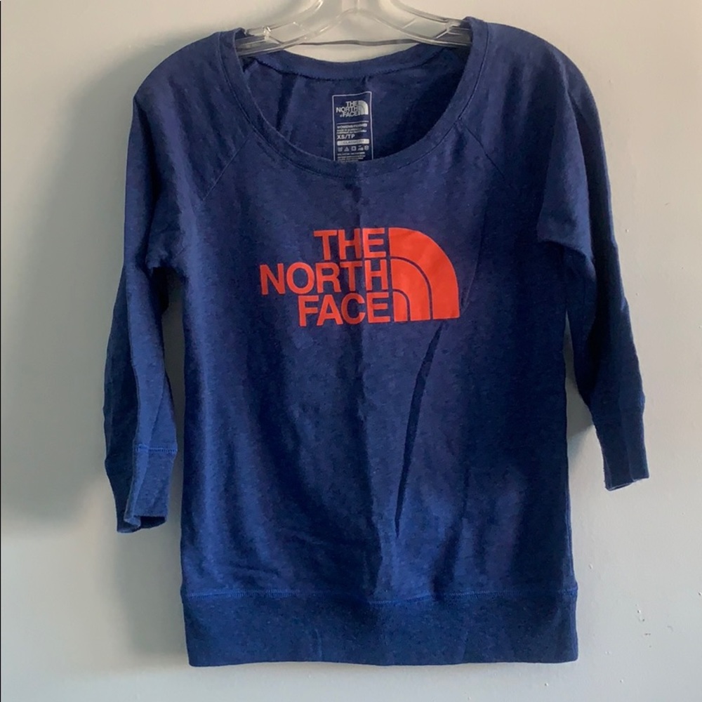 TNF 3/4 sleeve logo tee**